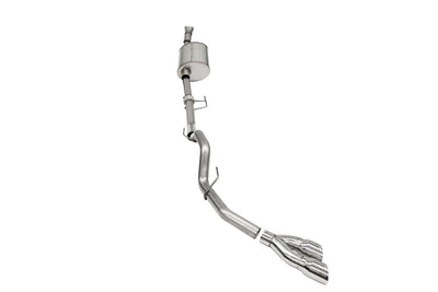 3.0in Cat-Back Single Exit w/ Twin 4.0in Tips <br> 2021-2025 Ford F-150
