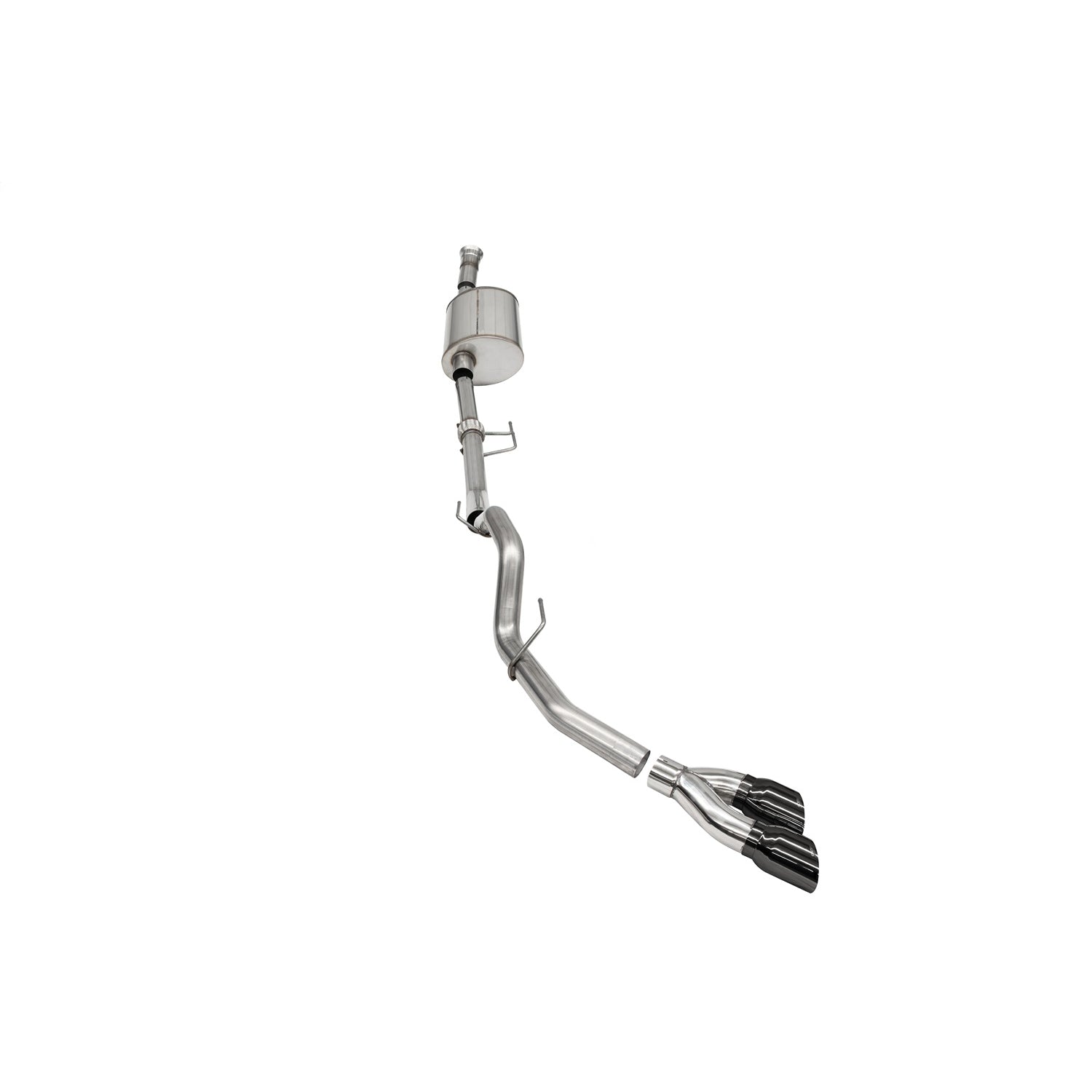 3.0in Cat-Back Single Exit w/ Twin 4.0in Tips <br> 2021-2025 Ford F-150