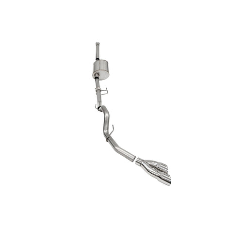 3.0in Cat-Back Single Exit w/ Twin 4.0in Tips <br> 2021-2023 Ford F-150