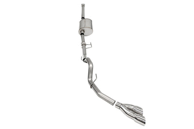 3.0in Cat-Back Single Exit w/ Twin 4.0in Tips <br> 2021-2023 Ford F-150
