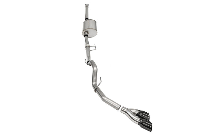 3.0in Cat-Back Single Exit w/ Twin 4.0in Tips <br> 2021-2023 Ford F-150
