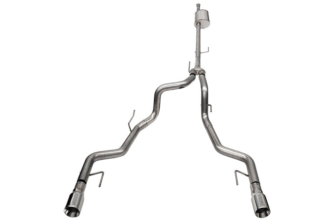 3in to 2.75in Cat-Back Dual Rear Exit w/ 4in Tips <br> 2023-2025 Ford F-150