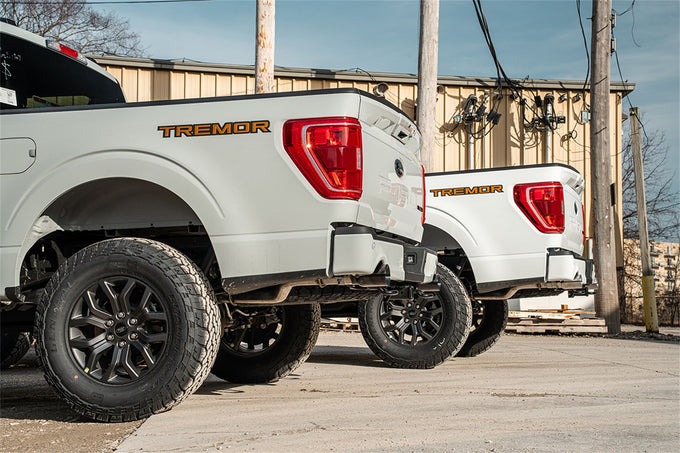 3in to 2.75in Cat-Back Dual Rear Exit w/ 4in Tips <br> 2023-2025 Ford F-150