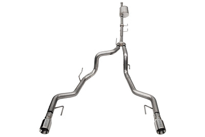 3in to 2.75in Cat-Back Dual Rear Exit w/ 4in Tips <br> 2021-2025 Ford F-150