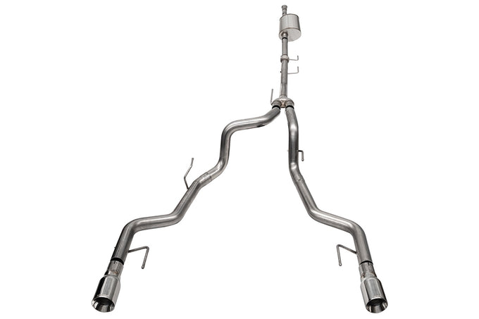 3in to 2.75in Cat-Back Dual Rear Exit w/ 4in Tips <br> 2021-2025 Ford F-150