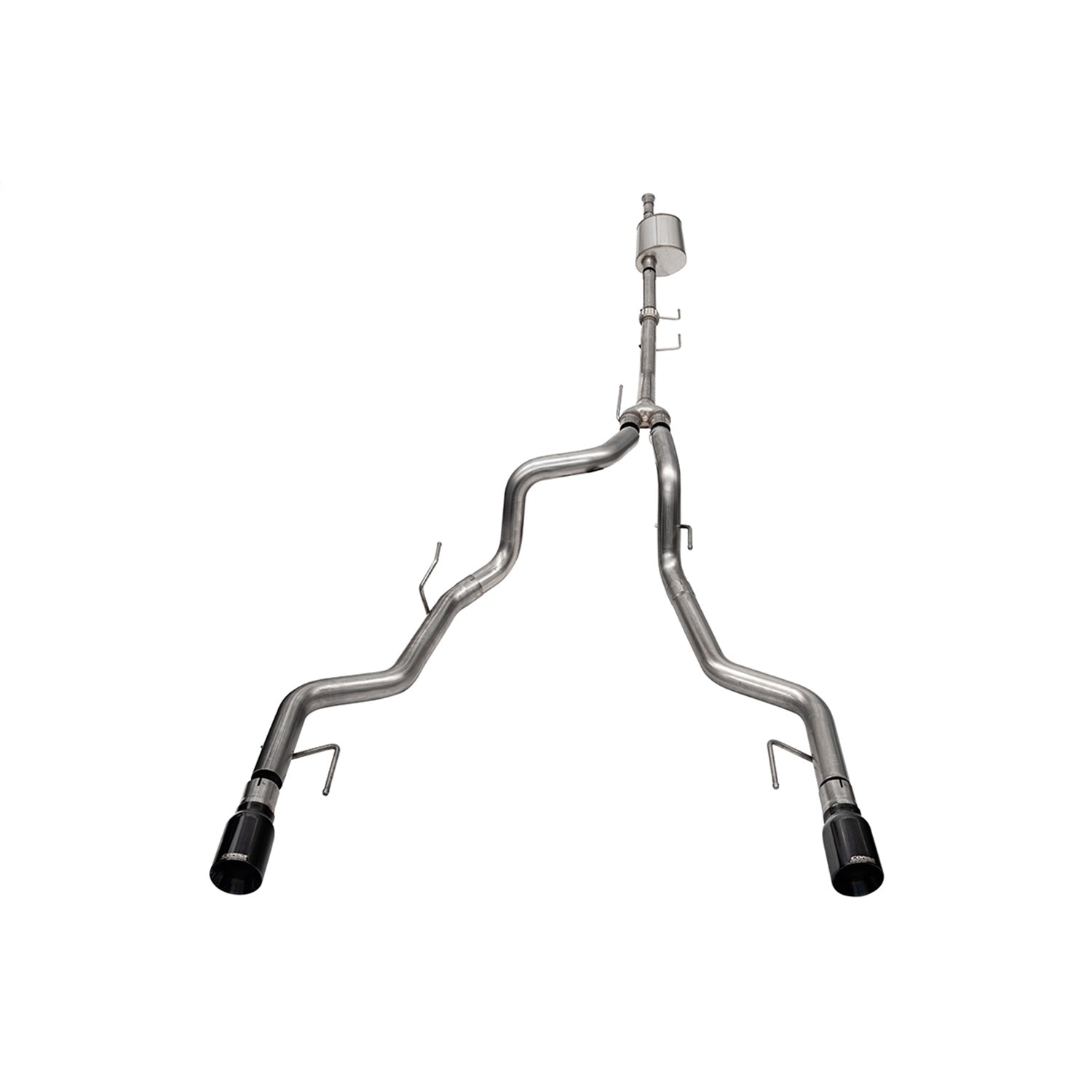 3in to 2.75in Cat-Back Dual Rear Exit w/ 4in Tips <br> 2021-2025 Ford F-150