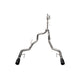 3in to 2.75in Cat-Back Dual Rear Exit w/ 4in Tips <br> 2021-2025 Ford F-150