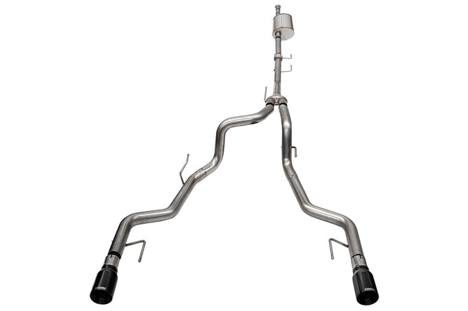 3in to 2.75in Cat-Back Dual Rear Exit w/ 4in Tips <br> 2021-2025 Ford F-150