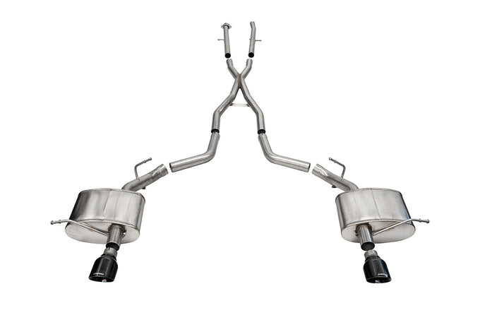 2.5in Dual Rear Exit Cat-Back Exhaust w/4.5in Tips <br> 2011-2024 Dodge Durango