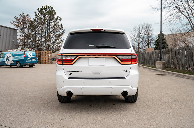 2.5in Dual Rear Exit Cat-Back Exhaust w/4.5in Tips <br> 2011-2024 Dodge Durango
