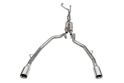 3in True Dual Catback Exhaust w/ 5.0in Tips <br> 2021-2024 Ram 1500