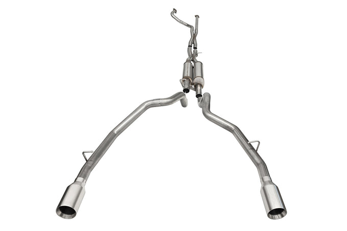 3in True Dual Catback Exhaust w/ 5.0in Tips <br> 2021-2024 Ram 1500