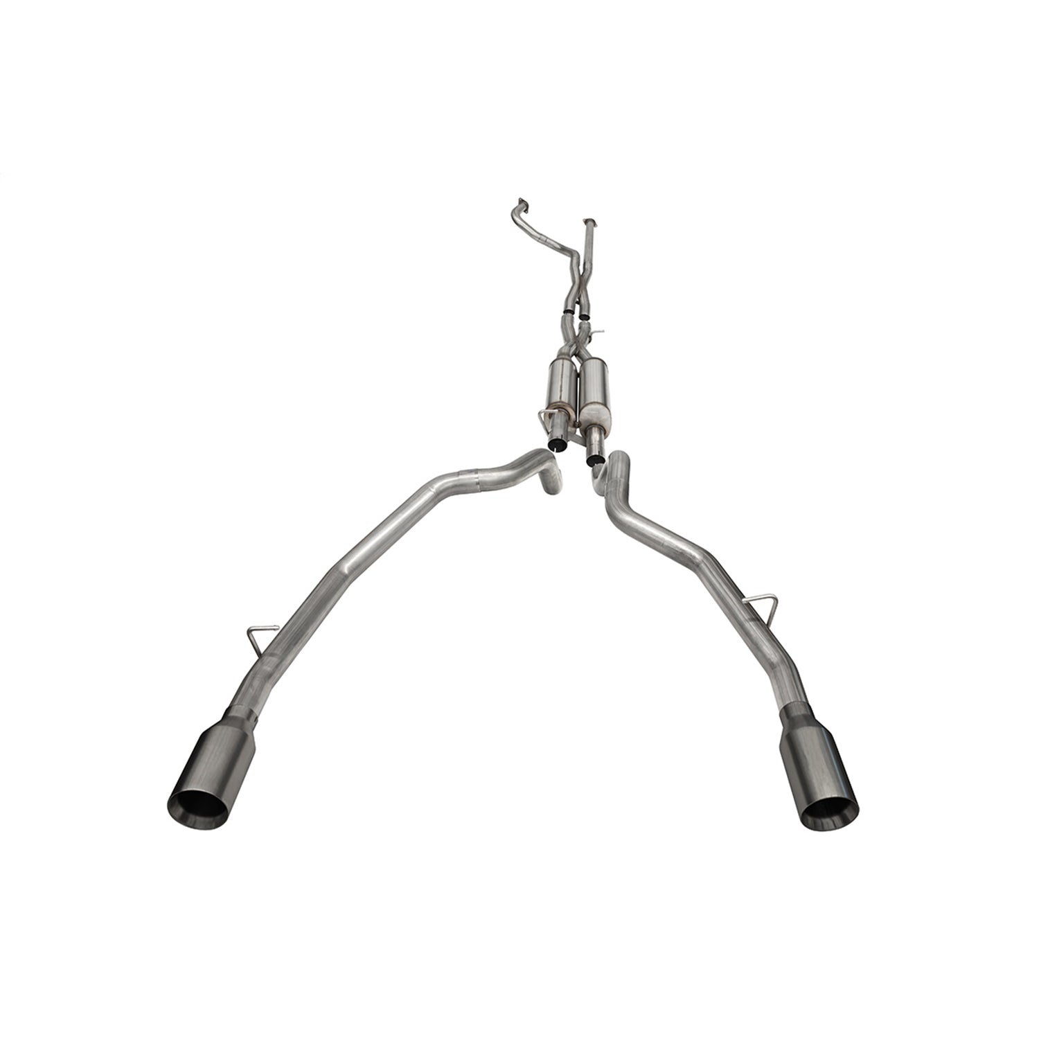 3in True Dual Catback Exhaust System w/ 5.0in Tips <br> 2021-2024 Ram 1500
