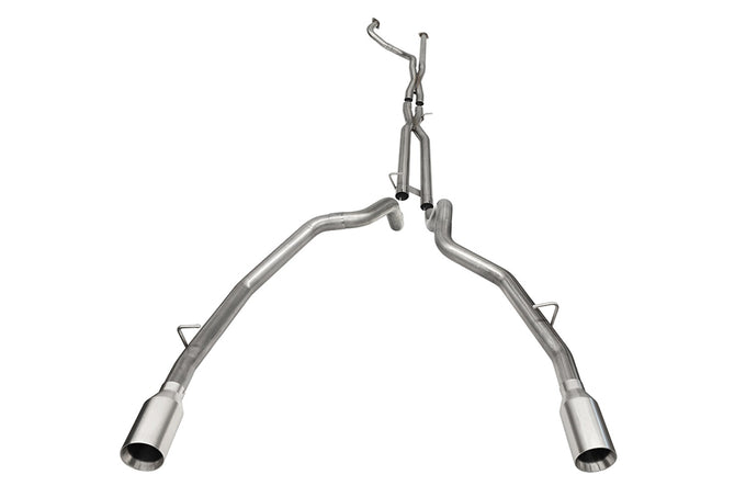 3in Dual Rear Exit Catback Exhaust System <br> 2021-2024 Ram 1500