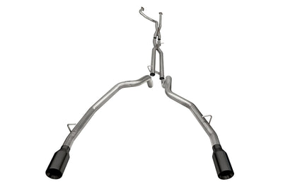 3in Dual Rear Exit Catback Exhaust System <br> 2021-2024 Ram 1500