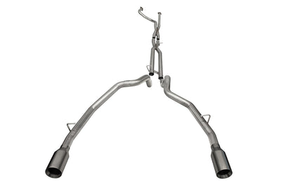 3in Dual Rear Exit Catback Exhaust System <br> 2021-2024 Ram 1500