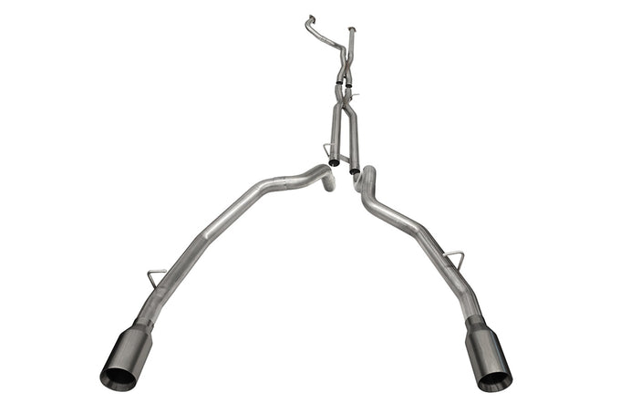 3in Dual Rear Exit Catback Exhaust System <br> 2021-2024 Ram 1500