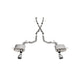 2.75in Dual Rear Exit Cat-Back Exhaust w/ 4.5in Tip <br> 2021,2023-2025 Dodge Durango