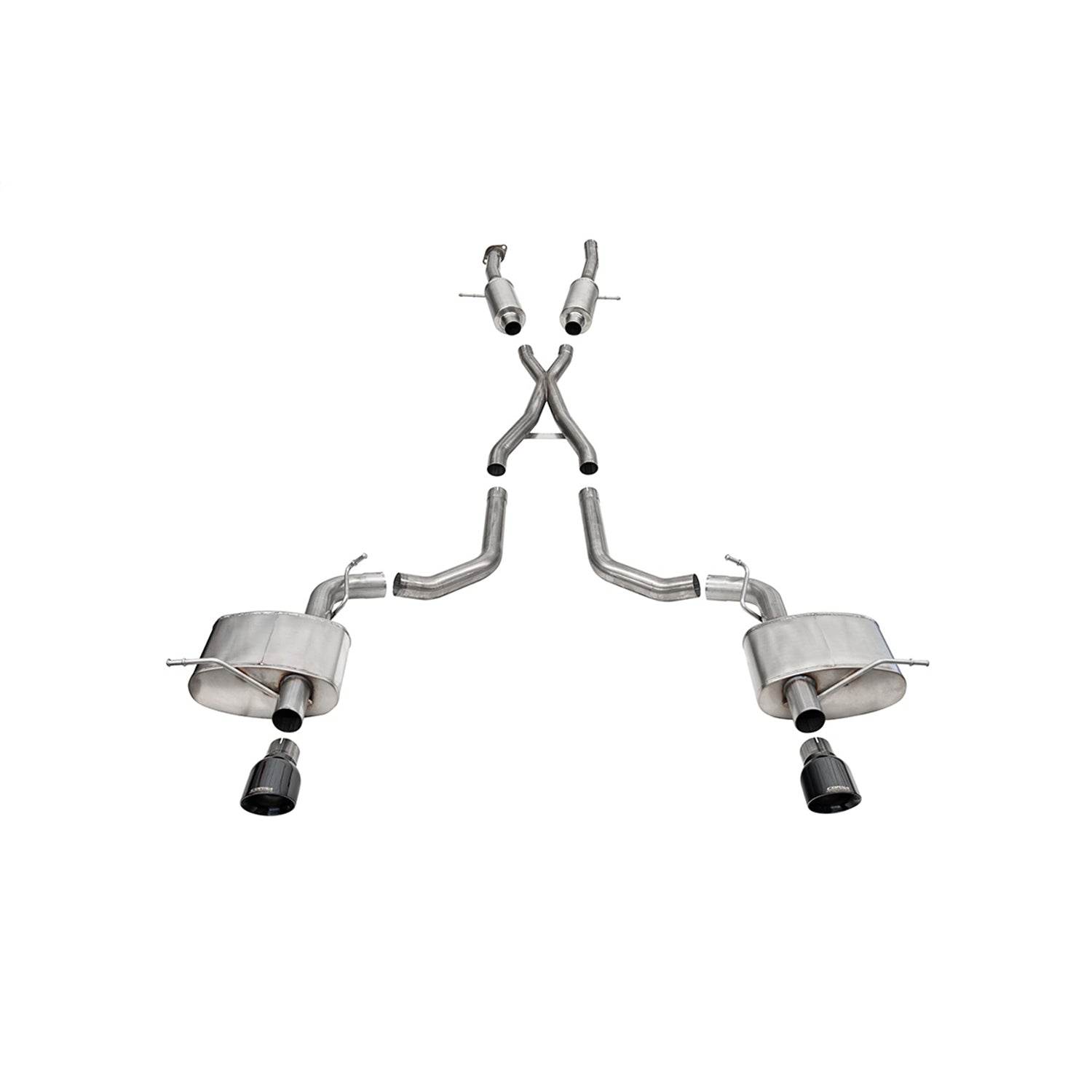 2.75in Dual Rear Exit Cat-Back Exhaust w/ 4.5in Tips <br> 2022-2024 Dodge Durango