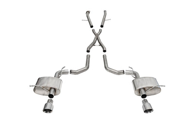 2.75in Dual Rear Exit Cat-Back Exhaust w/ 4.5in Tip <br> 2022-2024 Dodge Durango