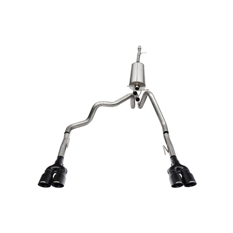 3in-2.5in Cat-Back Dual Rear Exit Exhaust W/ 4in Tip <br> 19-23 Chevy Silvera GMC Sierra 1500