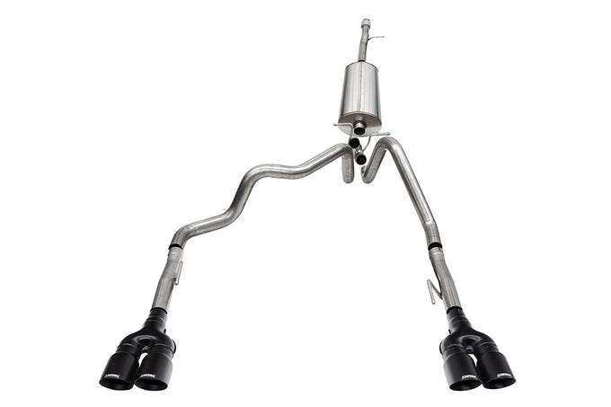 3in-2.5in Cat-Back Dual Rear Exit Exhaust W/ 4in Tip <br> 19-23 Chevy Silvera GMC Sierra 1500