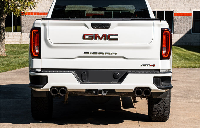 3in-2.5in Cat-Back Dual Rear Exit Exhaust W/ 4in Tip <br> 19-23 Chevy Silvera GMC Sierra 1500