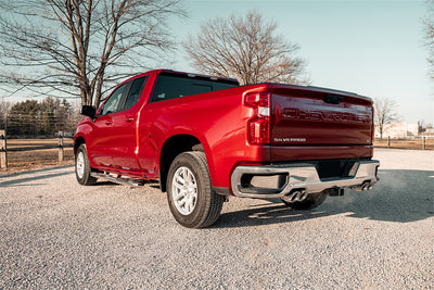 3in-2.5in Cat-Back Dual Rear Exit Exhaust W/ 4in Tip <br> 19-24 Chevy Silvera GMC Sierra 1500