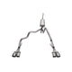 3in Cat-Back Dual Rear Exit w/ 4in Tips <br> 22-24 Chevy Silvera GMC Sierra 1500