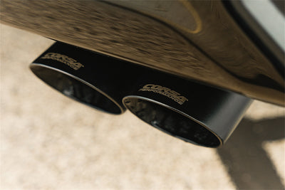 3in Cat-Back Dual Rear Exit w/ 4in Tips <br> 22-24 Chevy Silvera GMC Sierra 1500