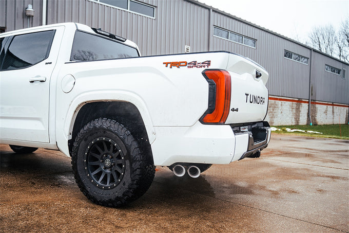 3in Cat-Back Side Exit w/ 4in Black PVD Tips <br> 2022-2025 Toyota Tundra