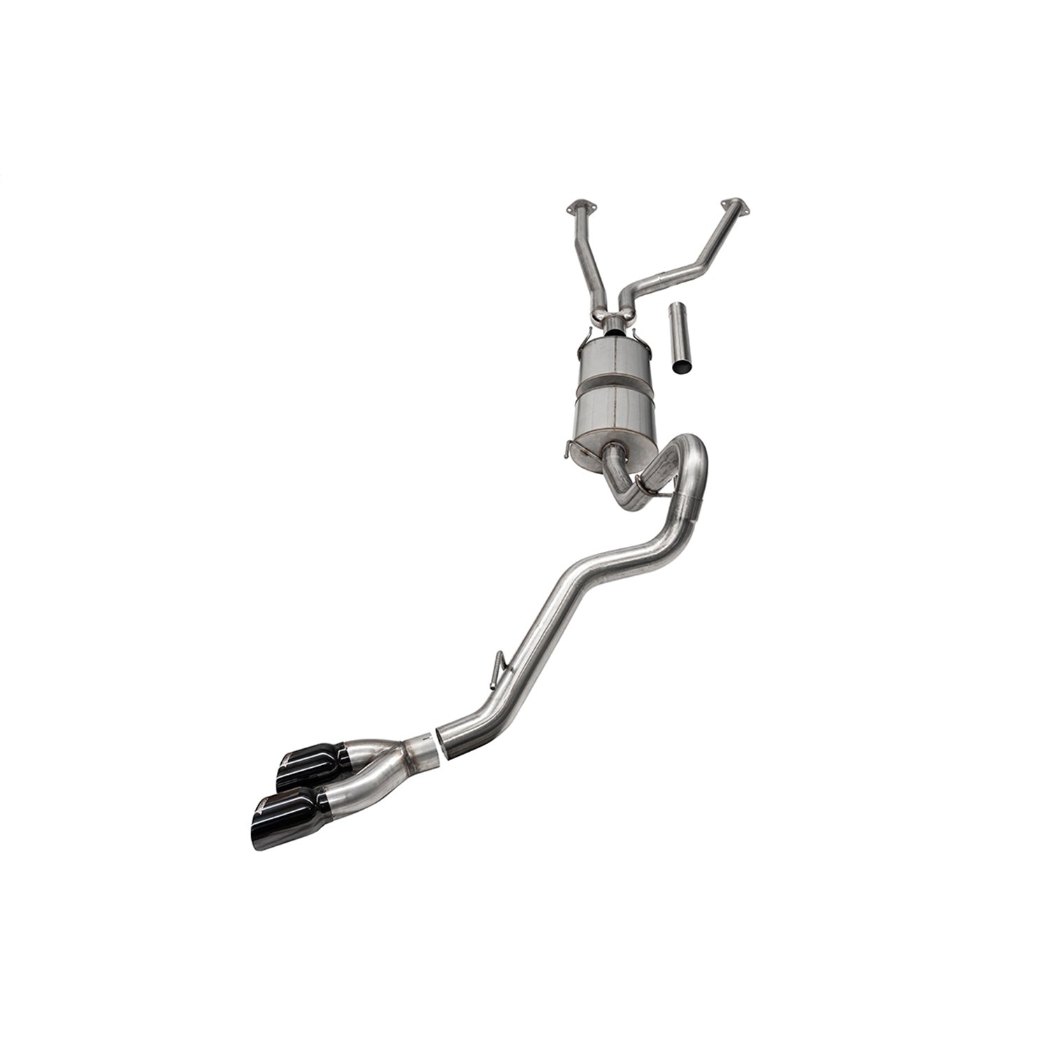 3in Cat-Back Side Exit w/ 4in Black PVD Tips <br> 2022-2025 Toyota Tundra