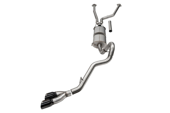 3in Cat-Back Side Exit w/ 4in Black PVD Tips <br> 2022-2025 Toyota Tundra