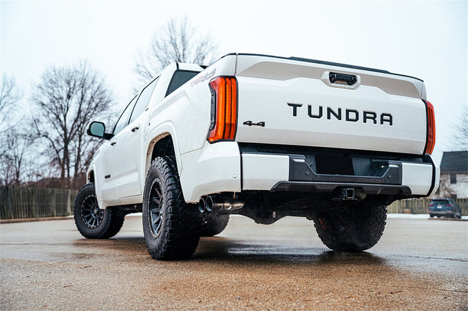 3in Cat-Back Side Exit w/ 4in Black PVD Tips <br> 2022-2025 Toyota Tundra