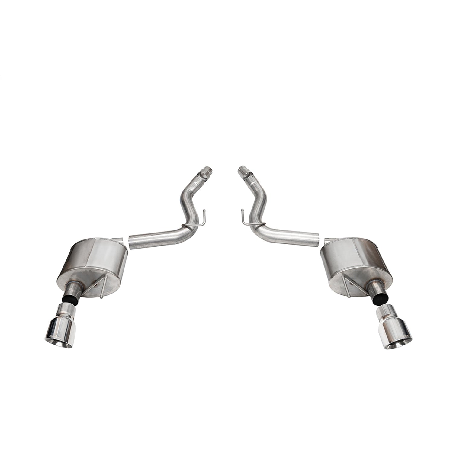 2.5in Axle-Back Dual Rear Exit w/Single 3.5in Tips <br> 2024-2025 Ford Mustang