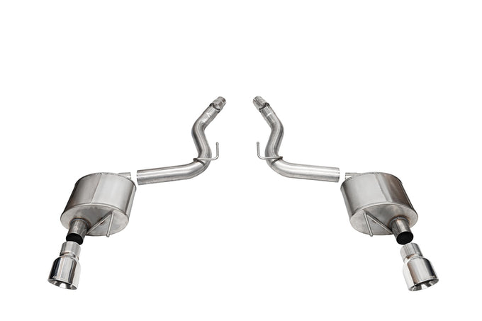 2.5in Axle-Back Dual Rear Exit w/Single 3.5in Tips <br> 2024-2025 Ford Mustang