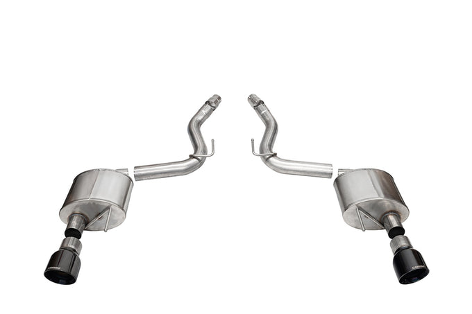 2.5in Axle-Back Dual Rear Exit w/Single 3.5in Tips <br> 2024-2025 Ford Mustang