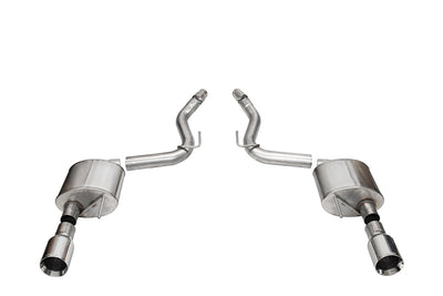 2.5in Axle-Back Dual Rear Exit with Turn Downs <br> 2024-2025 Ford Mustang