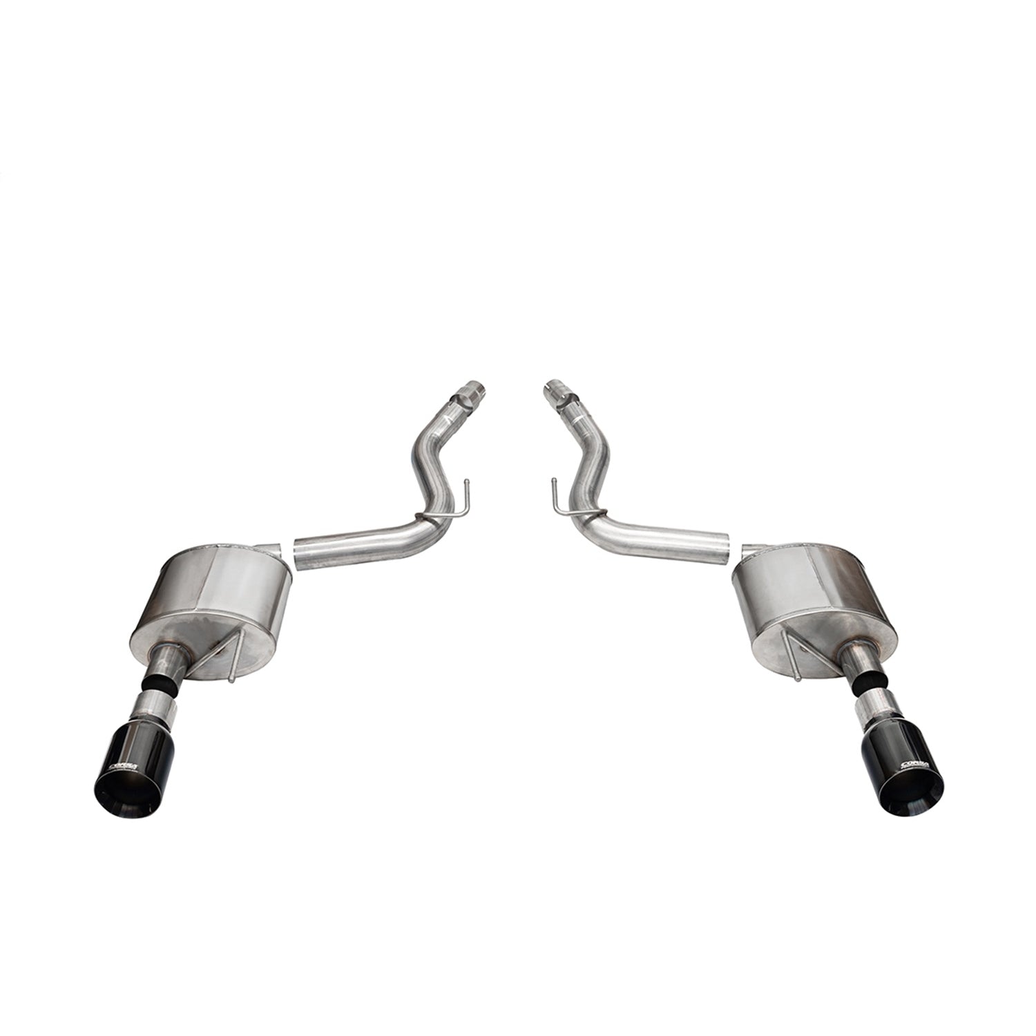 2.5in Axle-Back Dual Rear Exit w/Single 3.5in Tips <br> 2024-2025 Ford Mustang