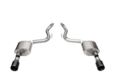 2.5in Axle-Back Dual Rear Exit w/Single 3.5in Tips <br> 2024-2025 Ford Mustang