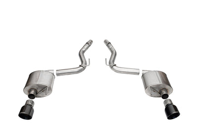 3.0in Axle-Back Dual Rear Exhaust W/ 4in Tips <br> 2024-2025 Ford Mustang