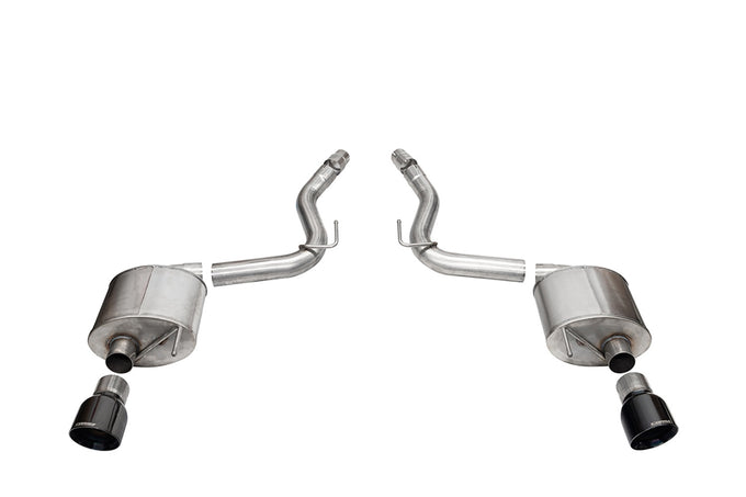 3.0in Axle-Back Dual Rear Exhaust W/ 4in Tips <br> 2024-2025 Ford Mustang