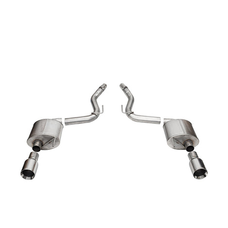 2.5in Axle-Back Dual Rear Exit with Turn Downs <br> 2024-2025 Ford Mustang