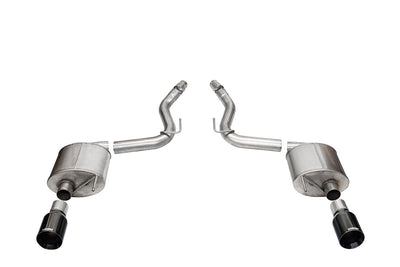 2.5in Axle-Back Dual Rear Exit without Tips <br> 2024-2025 Ford Mustang