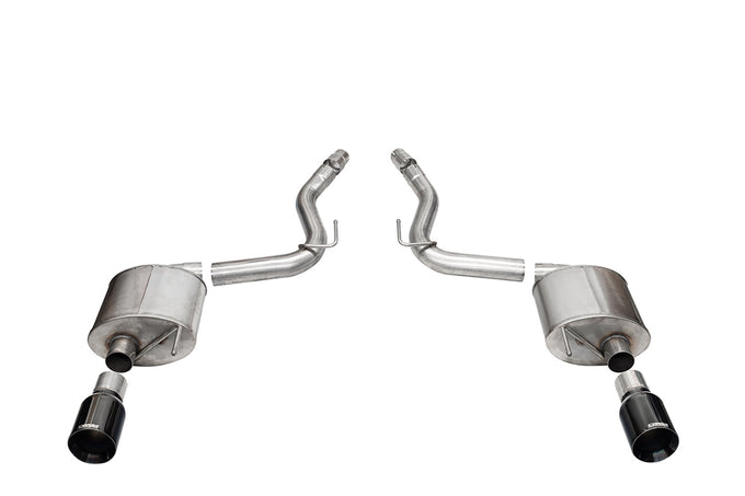 2.5in Axle-Back Dual Rear Exit without Tips <br> 2024-2025 Ford Mustang