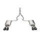 3in Dual Rear Exit Cat-Back with Twin 4in Tips <br> 2024 Ford Mustang