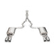3in Dual Rear Exit Cat-Back with Twin 4in Tips <br> 2024-2025 Ford Mustang