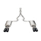3in Dual Rear Exit Cat-Back with Twin 4in Tips <br> 2024-2025 Ford Mustang