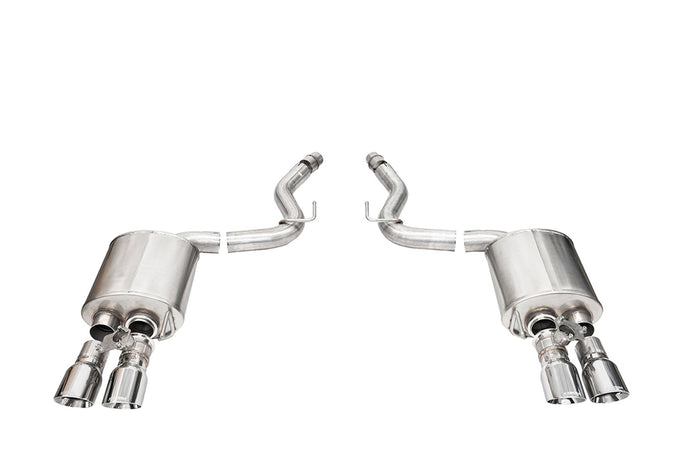 2.5in Axle-Back Dual Rear Exit W/Single 3.5in Tips <br> 2024-2025 Ford Mustang