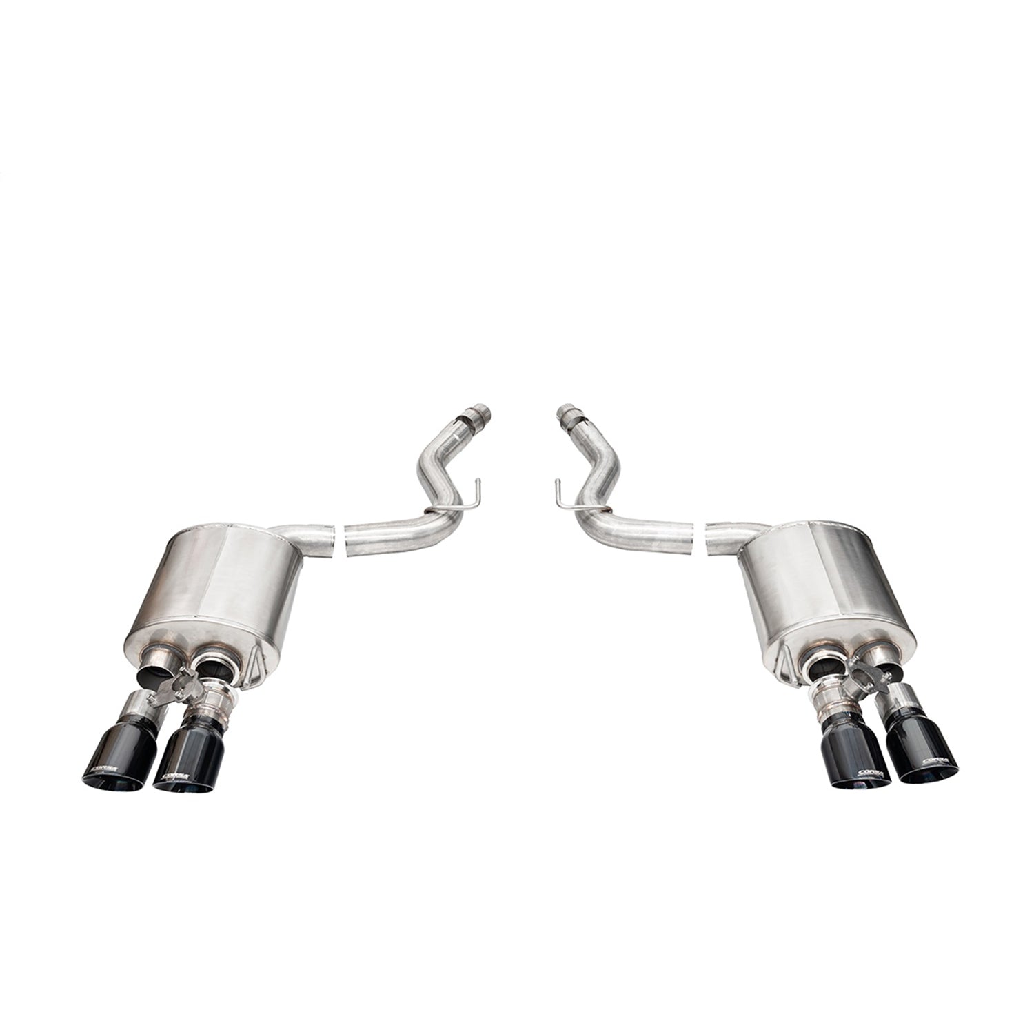 2.5in Axle-Back Dual Rear Exit without Tips <br> 2024-2025 Ford Mustang